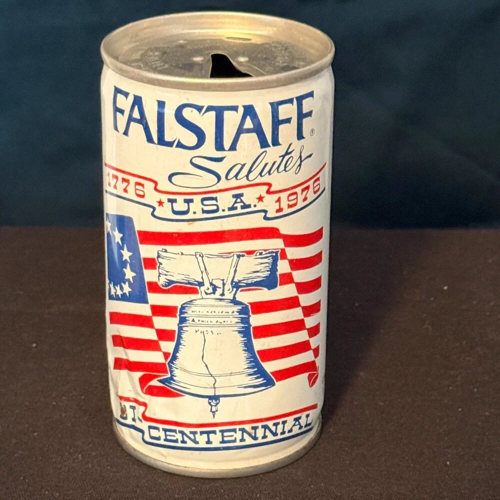 Falstaff vintage beer can